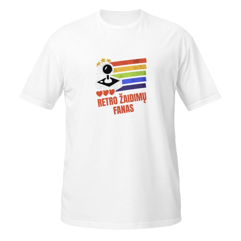 Marškinėliai „Retro Žaidimų Fanas“